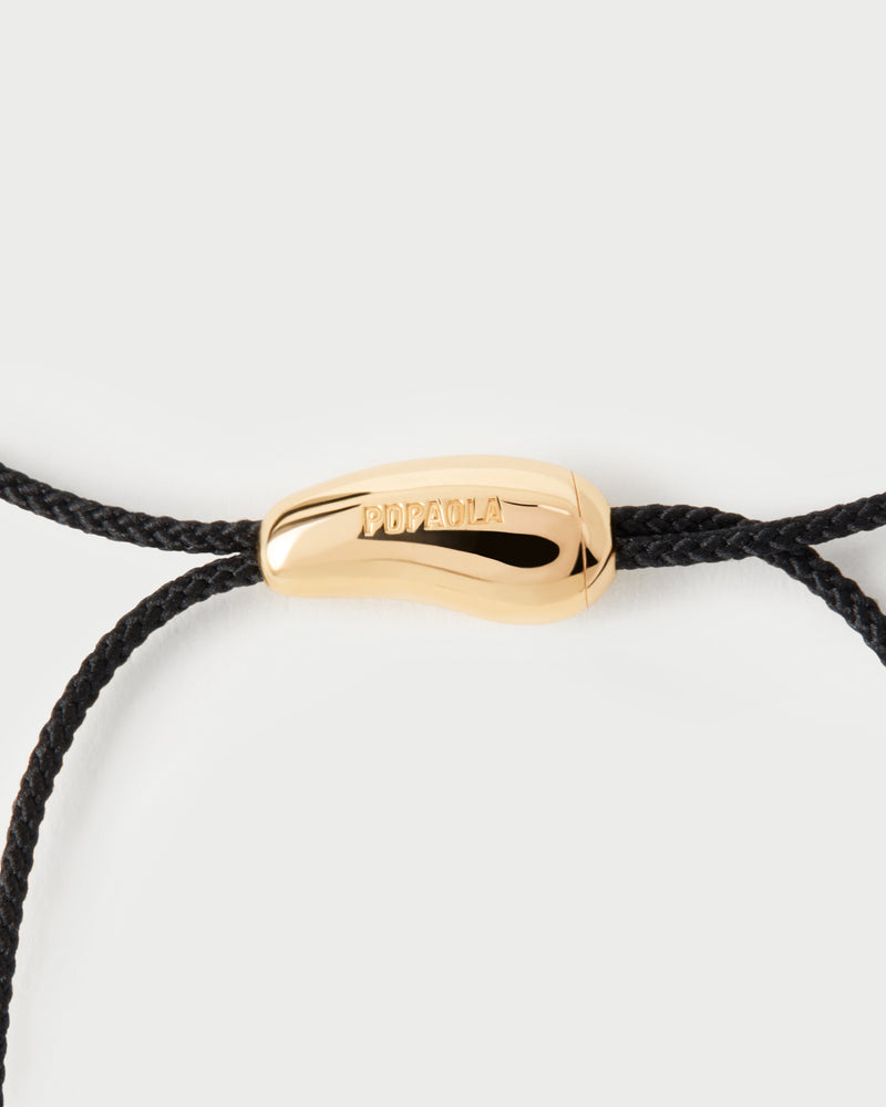 PDPAOLA Oslo Cord Necklace - Black