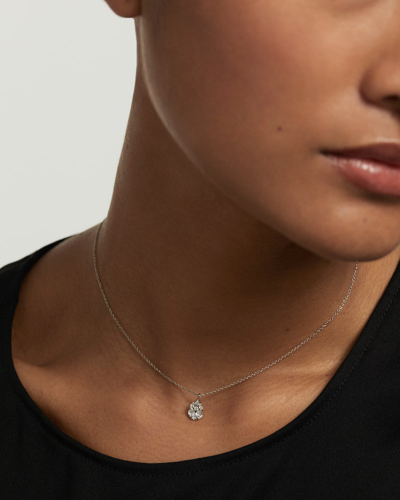 PDPAOLA Vanilla Necklace - Silver | Mocha Australia