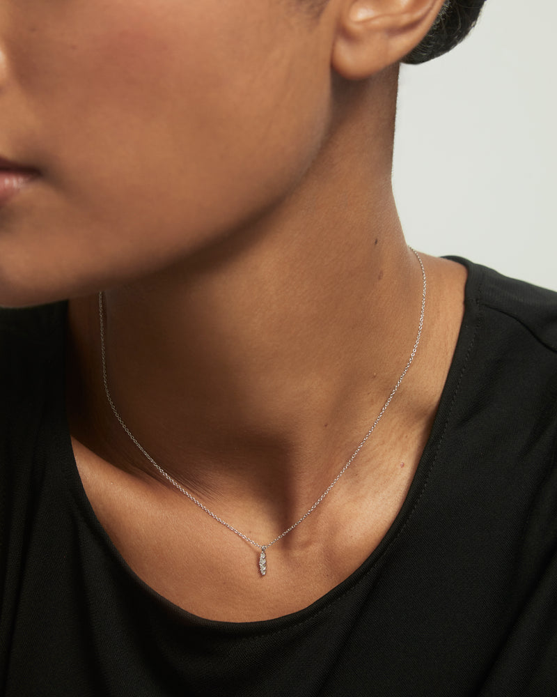 PDPAOLA Gala Necklace - Silver | Mocha Australia