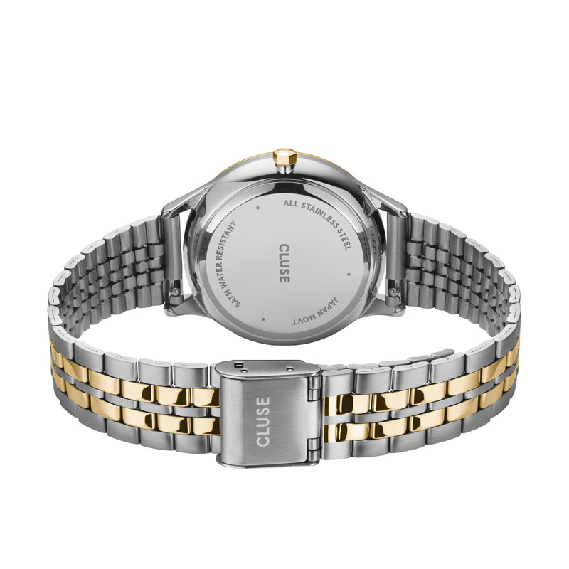 CLUSE Minuit Multifunction Bicolour - Silver/Gold | Mocha Australia