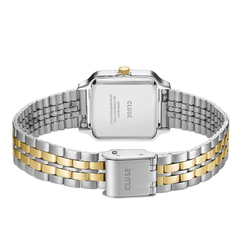CLUSE Gracieuse Petite Bicolour Link - Silver/Gold | Mocha Australia