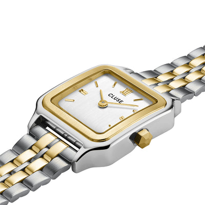 CLUSE Gracieuse Petite Bicolour Link - Silver/Gold | Mocha Australia