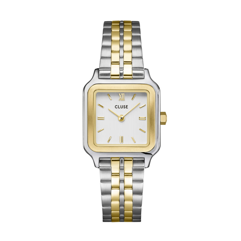 CLUSE Gracieuse Petite Bicolour Link - Silver/Gold | Mocha Australia