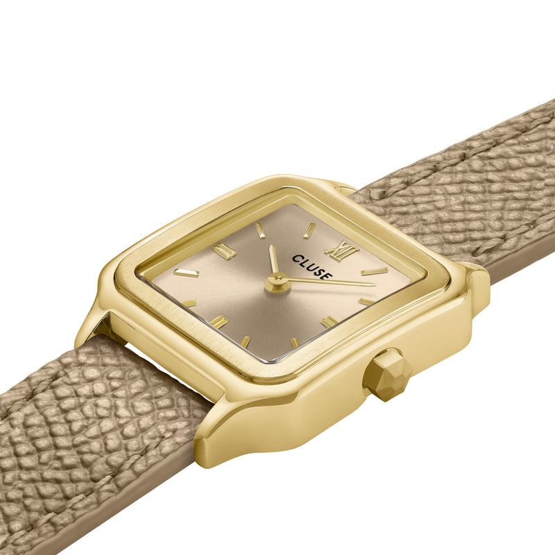 CLUSE Gracieuse Petite Double Leather - Rugby Tan/Gold