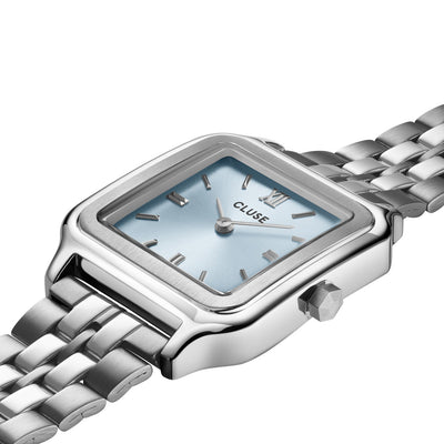 CLUSE Gracieuse Watch Light Blue - Silver | Mocha Australia