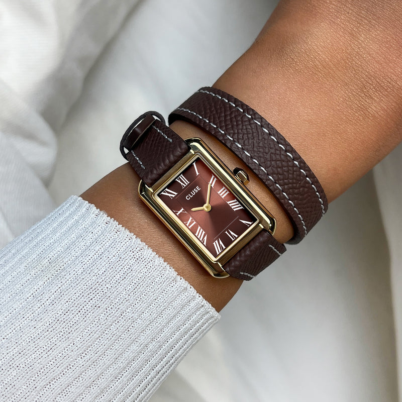 CLUSE Belisenna Double Leather - Mocha/Gold