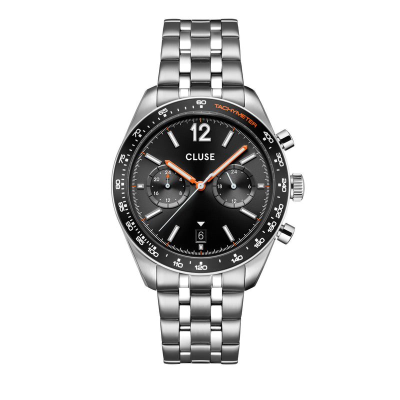 CLUSE Aravis Dual Timer - Black/Steel