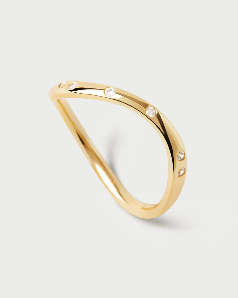 PDPAOLA Air Ring - Gold | Mocha Australia