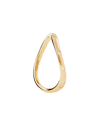 PDPAOLA Air Ring - Gold | Mocha Australia