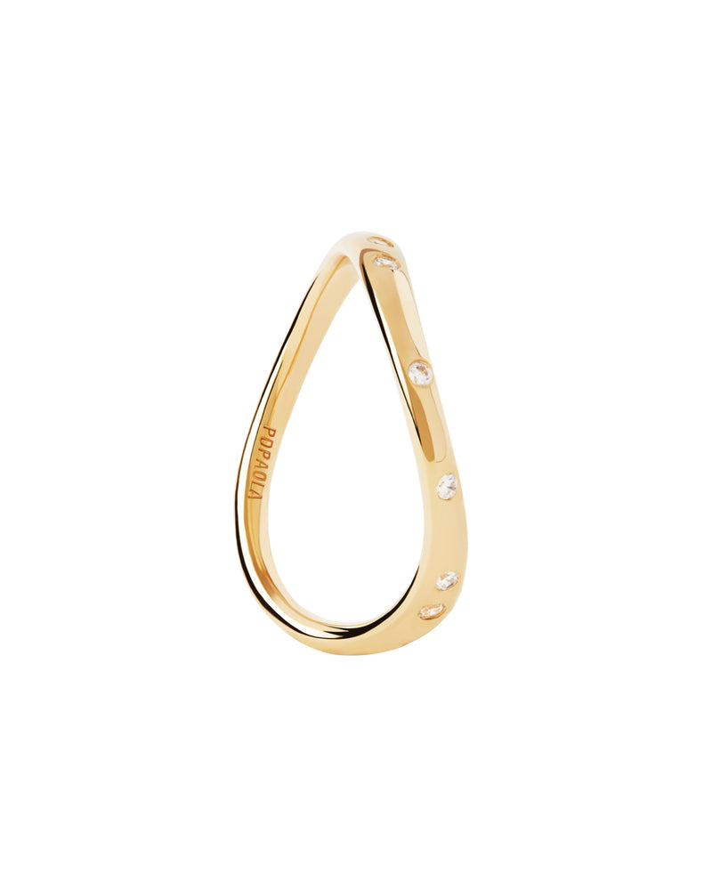 PDPAOLA Air Ring - Gold | Mocha Australia
