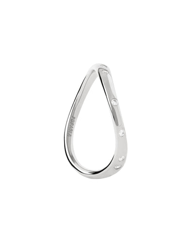 PDPAOLA Air Ring - Silver | Mocha Australia