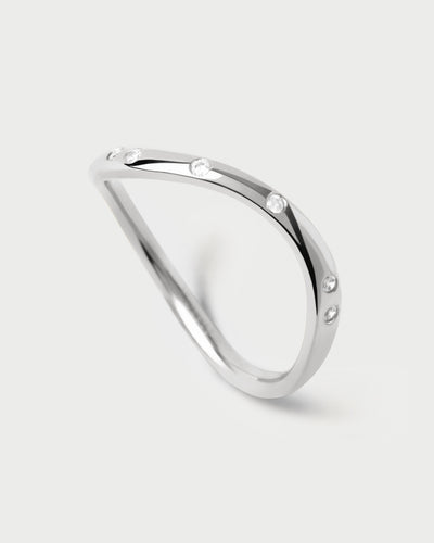 PDPAOLA Air Ring - Silver | Mocha Australia