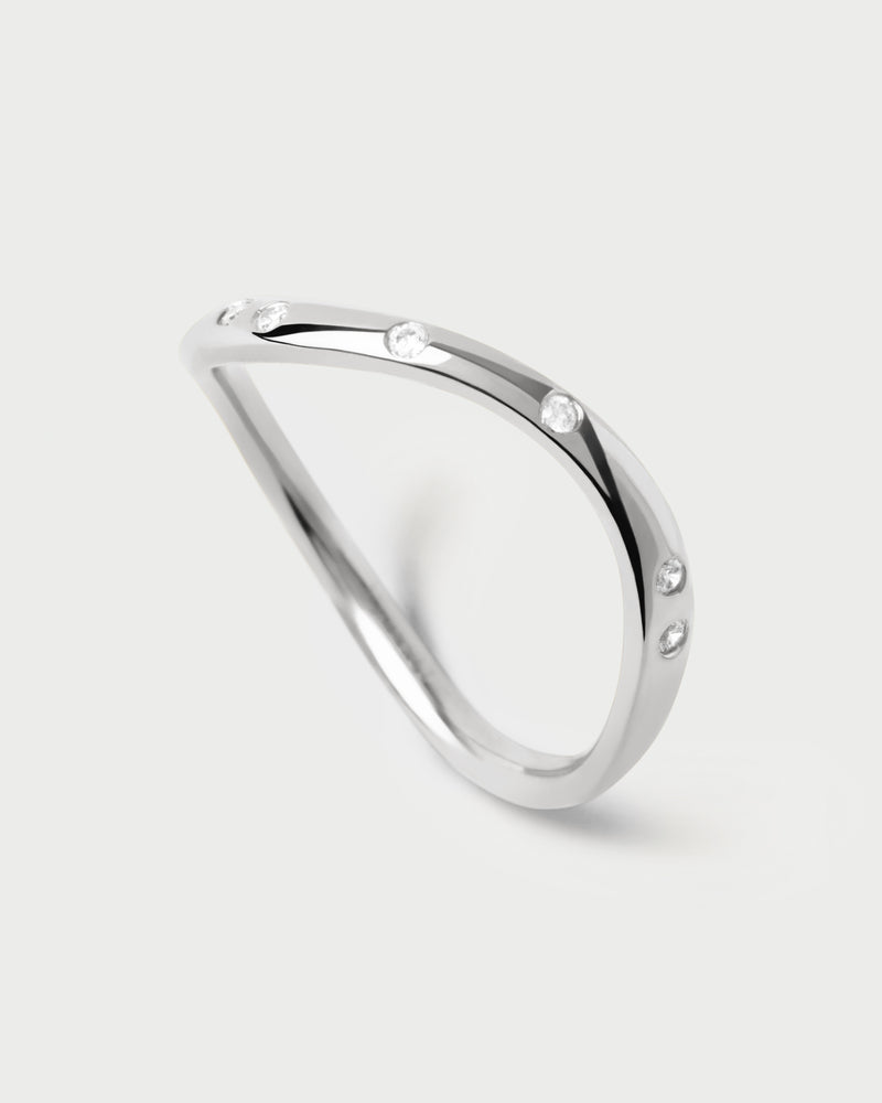 PDPAOLA Air Ring - Silver | Mocha Australia