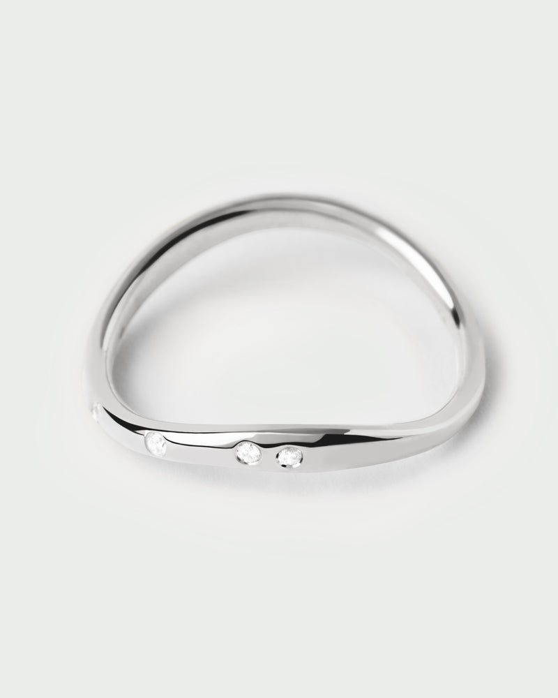 PDPAOLA Air Ring - Silver | Mocha Australia