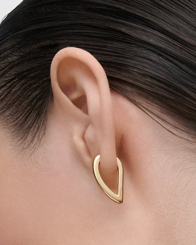 PDPAOLA Vento Mini Hoops - Gold