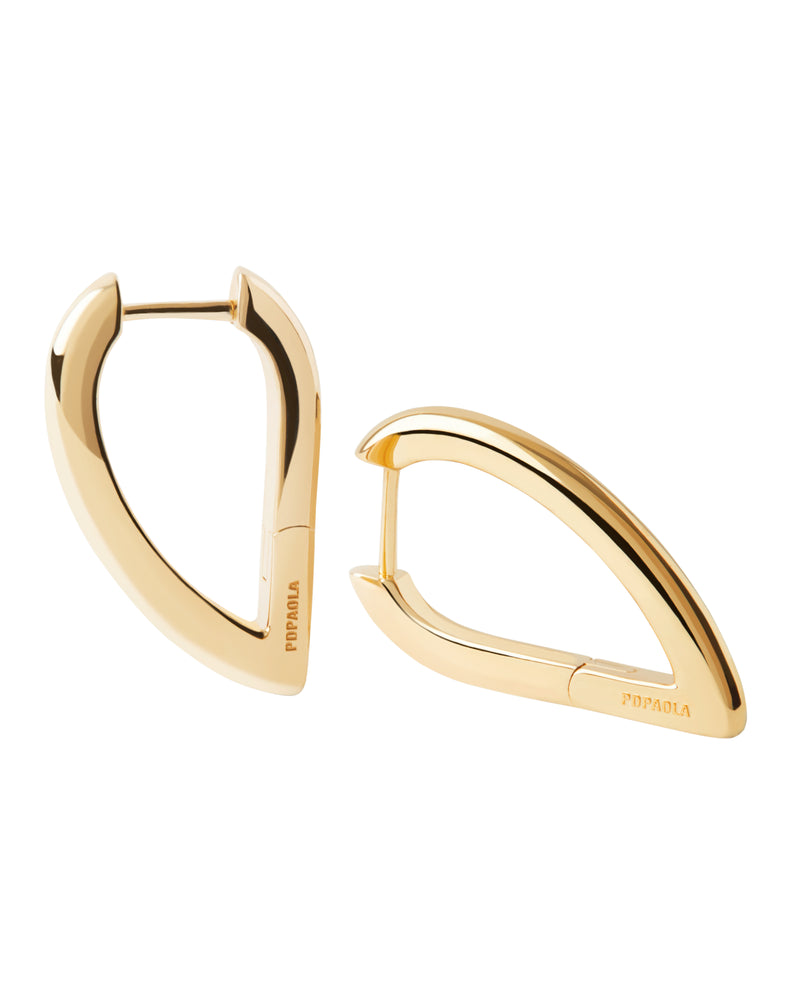 PDPAOLA Vento Mini Hoops - Gold