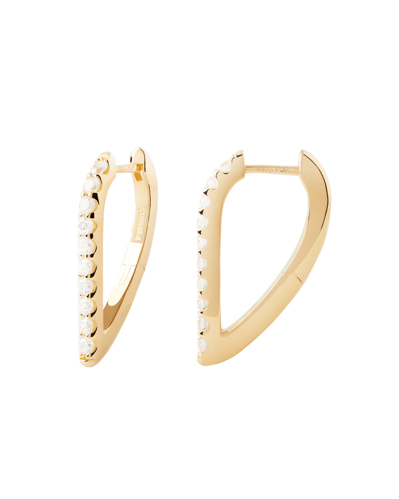PDPAOLA Gloss Hoops - Gold