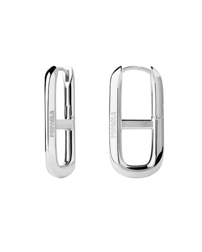 PDPAOLA Texas Hoops - Silver | Mocha Australia