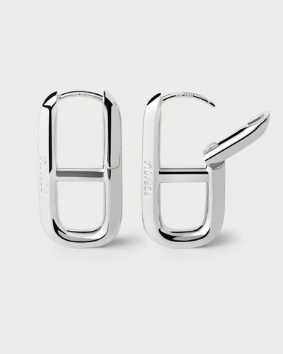 PDPAOLA Texas Hoops - Silver | Mocha Australia