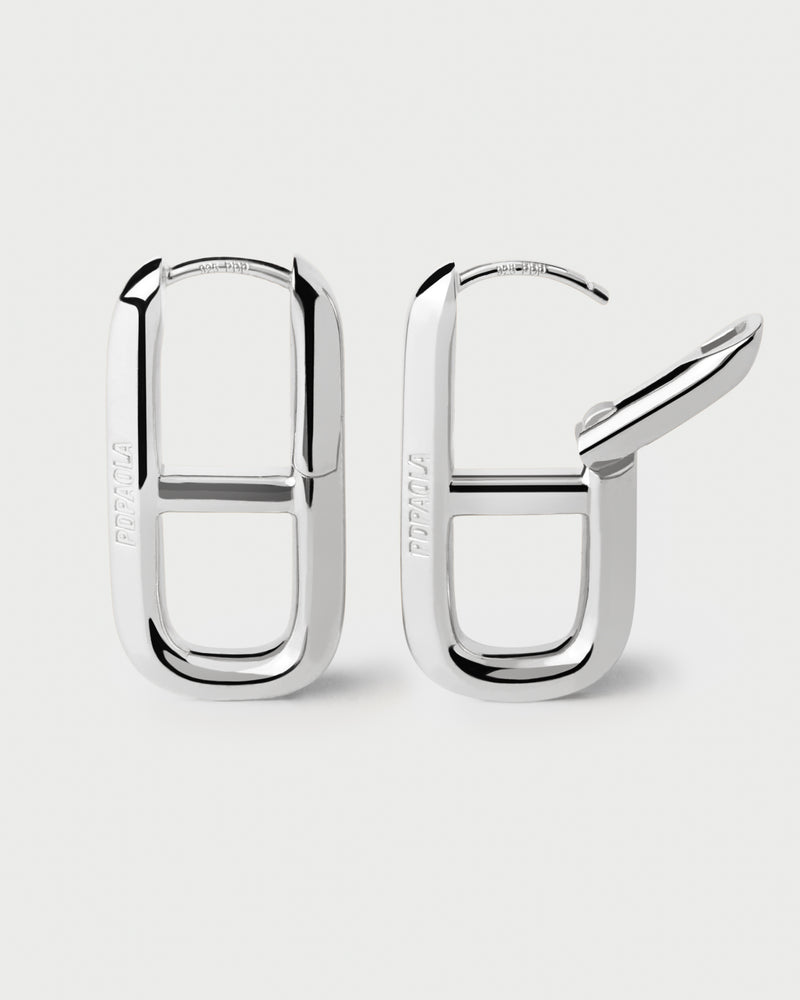PDPAOLA Texas Hoops - Silver | Mocha Australia