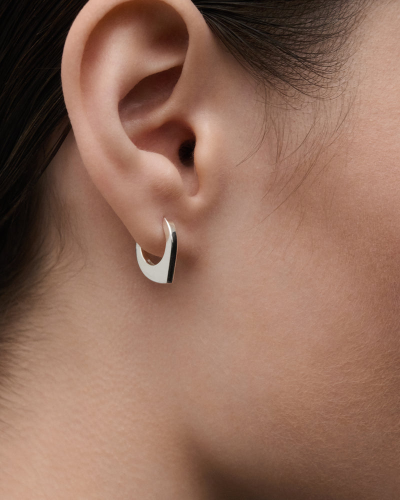 PDPAOLA Oda Hoops - Silver