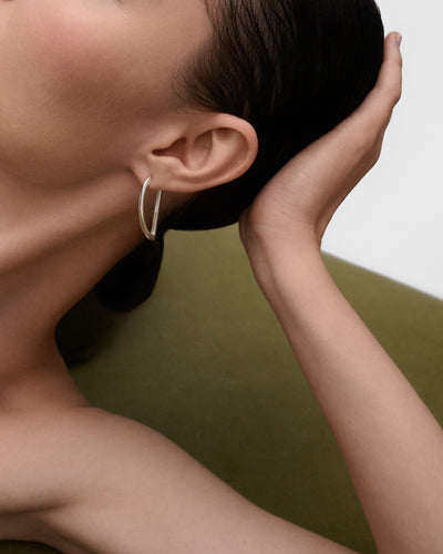 PDPAOLA Vento Hoops - Silver