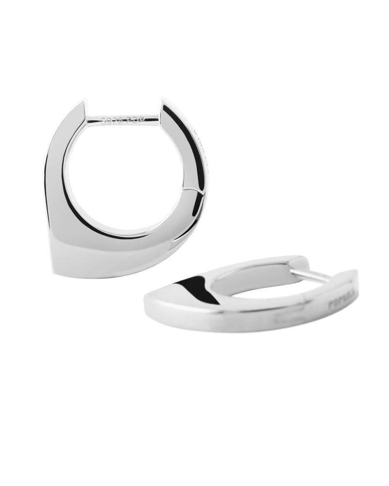 PDPAOLA Oda Hoops - Silver