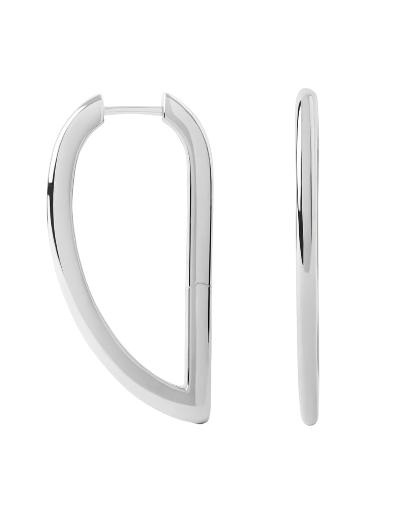 PDPAOLA Vento Hoops - Silver