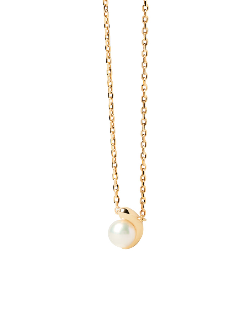 PDPAOLA La Perla Solitary Necklace - Gold