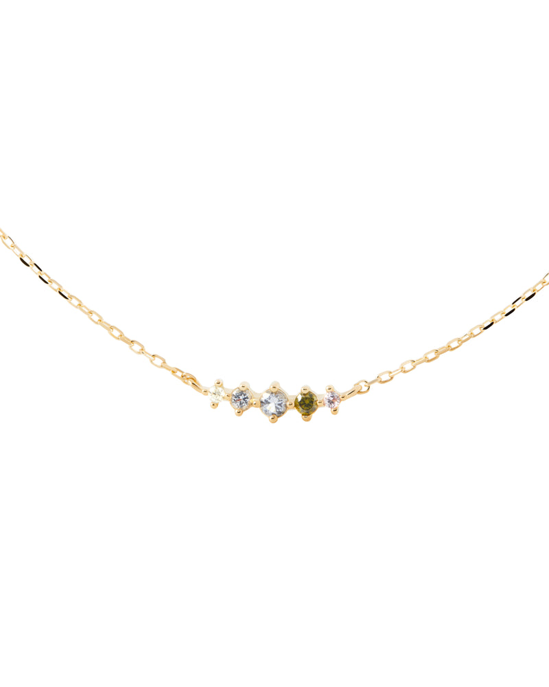 PDPAOLA Multicolor Estela Necklace - Gold