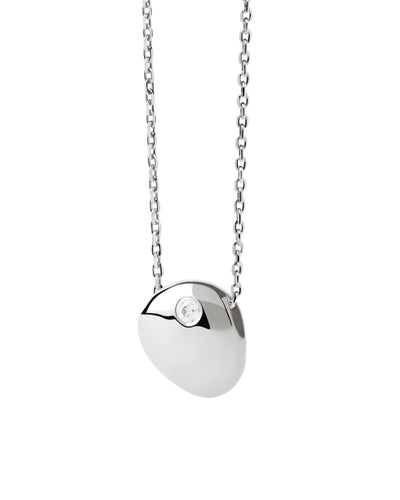 PDPAOLA Wave Necklace - Silver | Mocha Australia