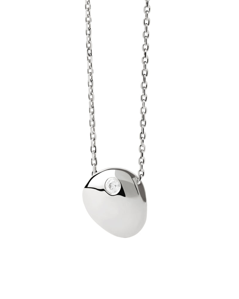 PDPAOLA Wave Necklace - Silver | Mocha Australia