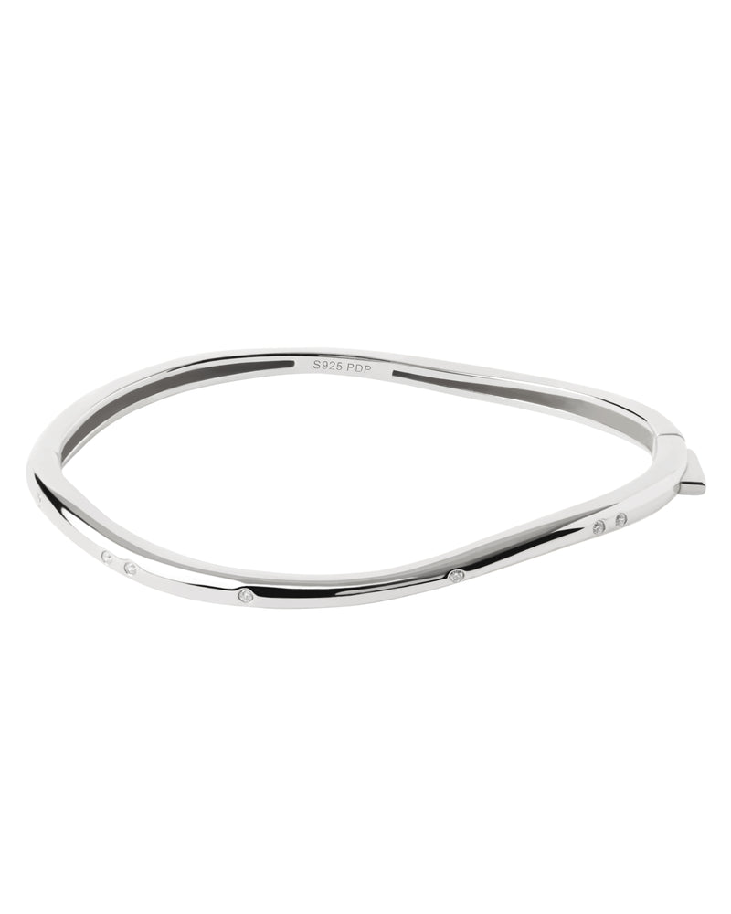 PDPAOLA Air Bangle - Silver