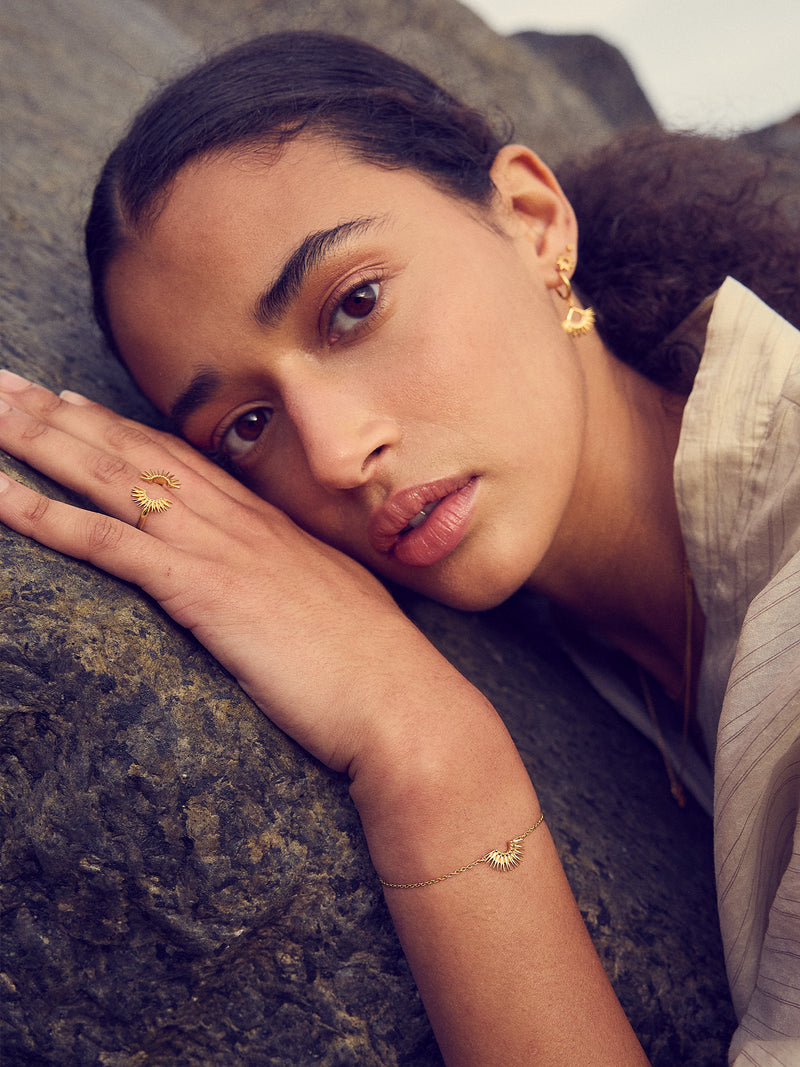 Rachel Jackson Rising Sun Bracelet - Gold
