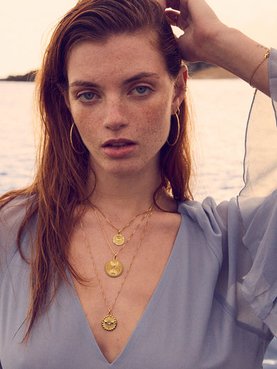 Rachel Jackson Carpe Diem Token of Love Necklace - Gold