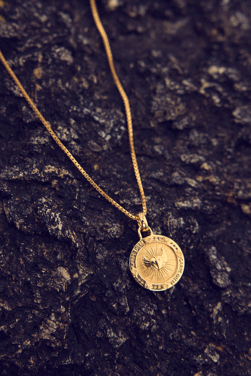 Rachel Jackson Carpe Diem Token of Love Necklace - Gold