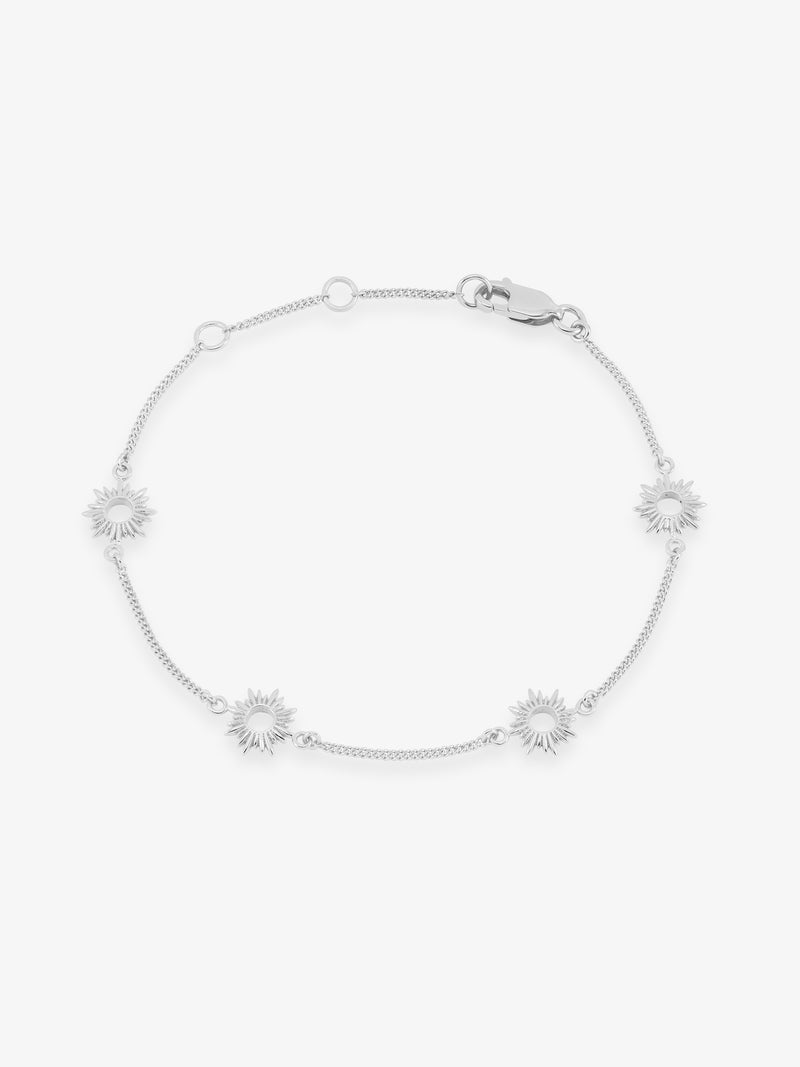 Rachel Jackson Mini Eternal Sun Bracelet - Silver