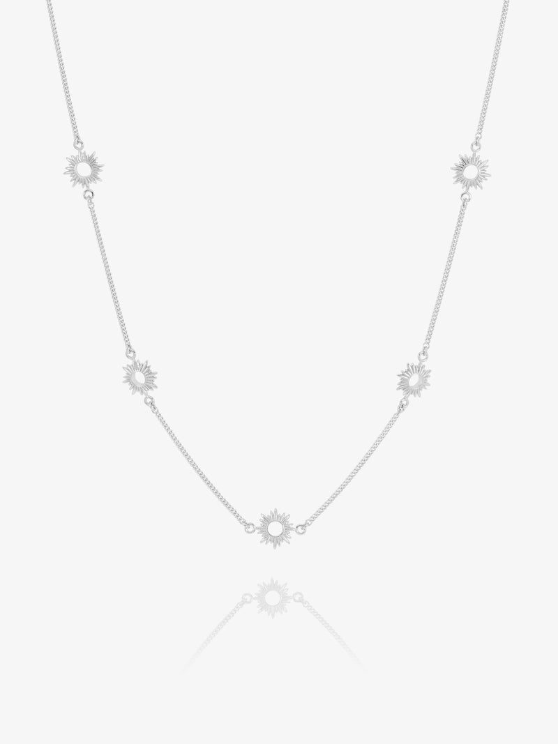Rachel Jackson Eternal Sun Choker Necklace - Silver