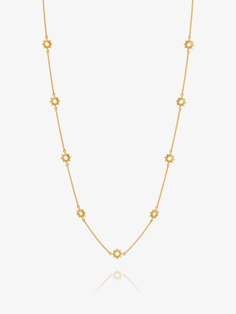 Rachel Jackson Eternal Sun Long Necklace - Gold