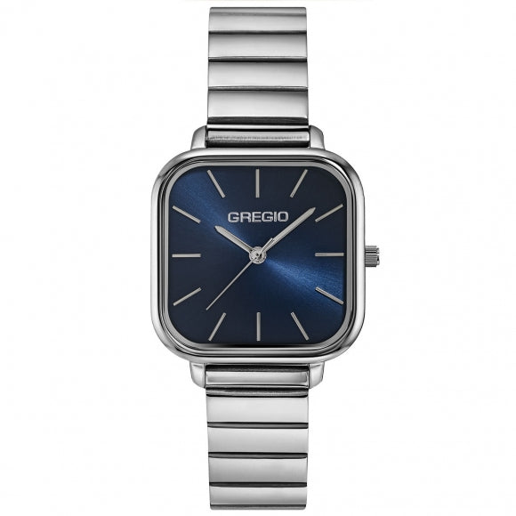 Gregio Aline Watch- Silver/Blue | Mocha Australia