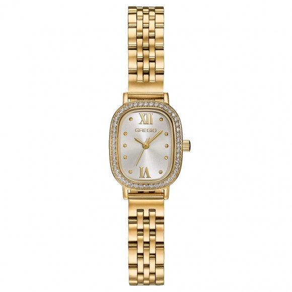 Gregio Aurora Watch- Yellow Gold/White Face | Mocha Australia