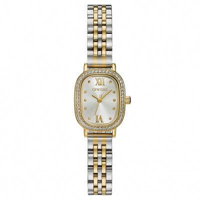 Gregio Aurora Watch- Two Tone/White Face | Mocha Australia