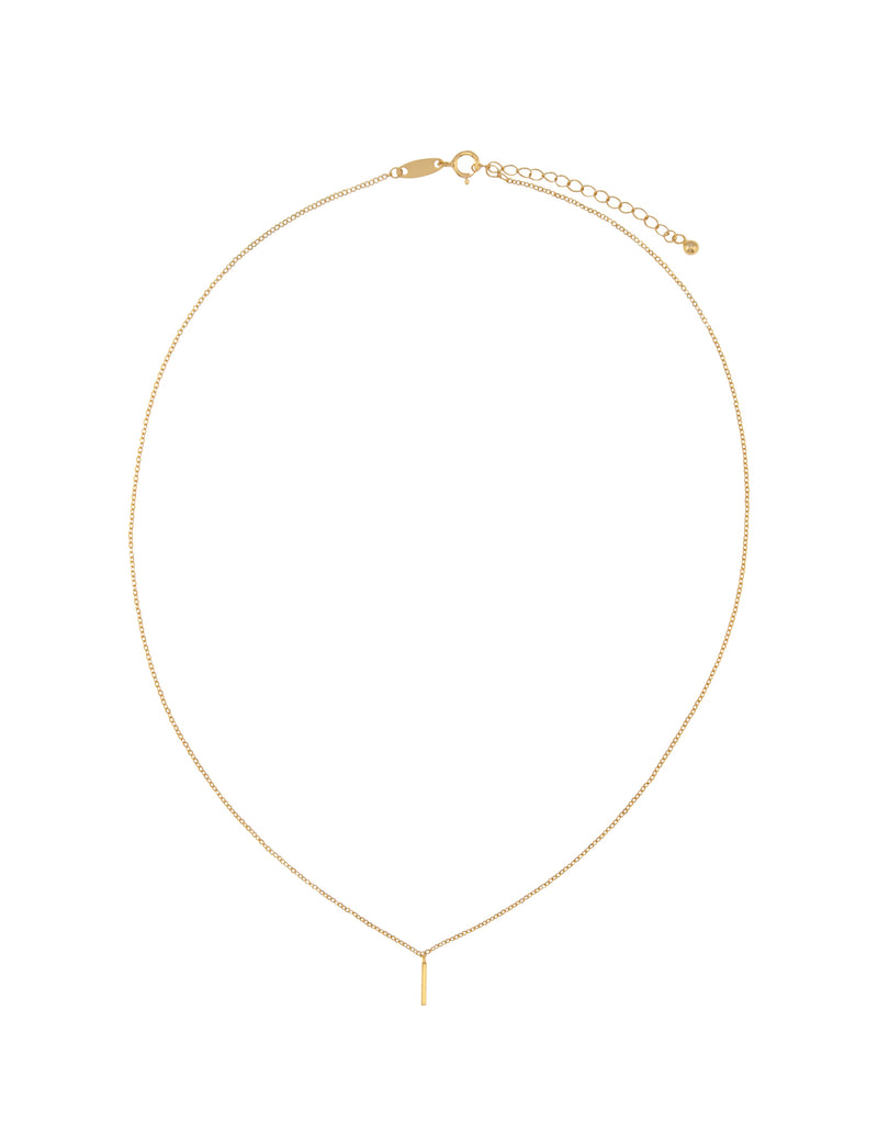 Elly Lou Timeless Initial Necklace - I- Gold | Mocha Australia