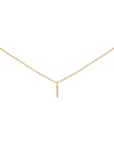 Elly Lou Timeless Initial Necklace - I- Gold | Mocha Australia