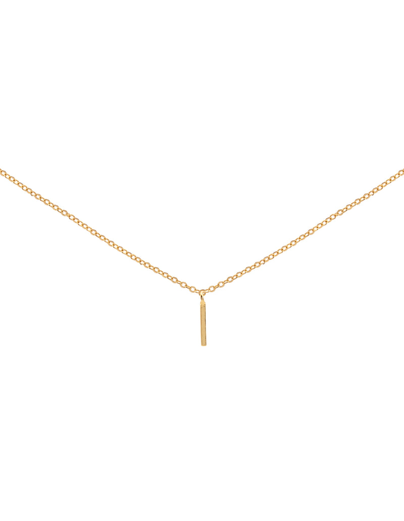Elly Lou Timeless Initial Necklace - I- Gold | Mocha Australia