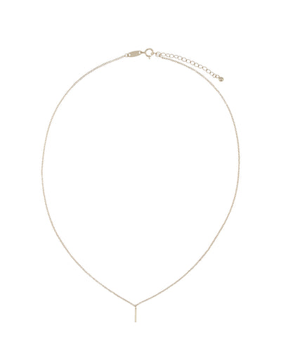 Elly Lou Timeless Initial Necklace - I- Silver | Mocha Australia