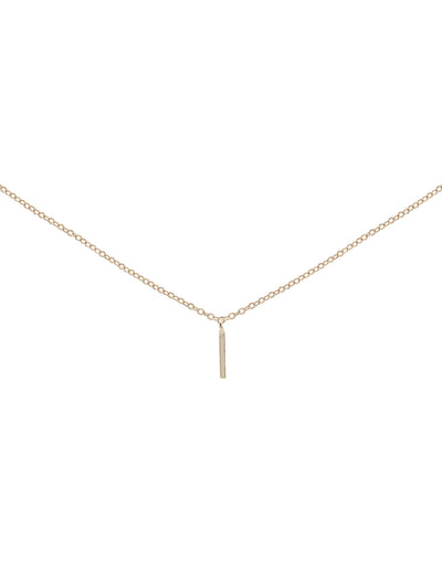 Elly Lou Timeless Initial Necklace - I- Silver | Mocha Australia