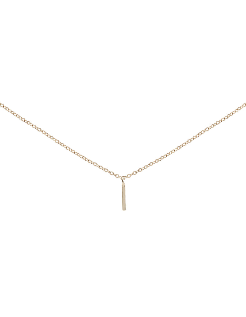 Elly Lou Timeless Initial Necklace - I- Silver | Mocha Australia