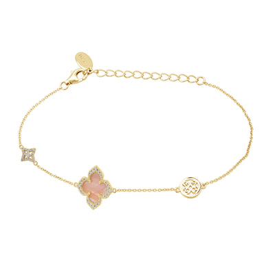 Georgini Sydney Soiree Fairwater Mother Of Pearl Bracelet- Gold | Mocha Australia