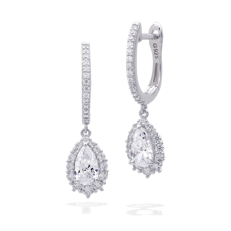 Georgini Christmas Journey Elegant Earrings - Silver